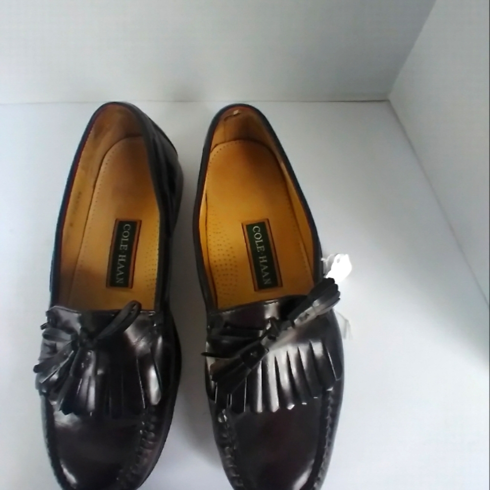Cole Haan Loafers‎ Tassel Leather Dress Shoes Comfort Classic Brown